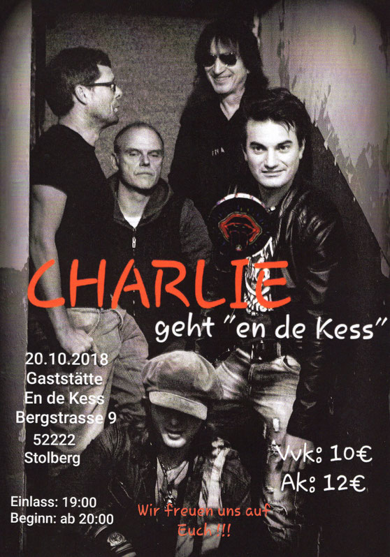 Bildergebnis für fotos von plakaten der rolling stones tribute band charlie aus aachen