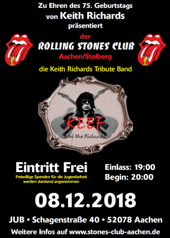 Bildergebnis für fotos stones club plakat keef and the richards